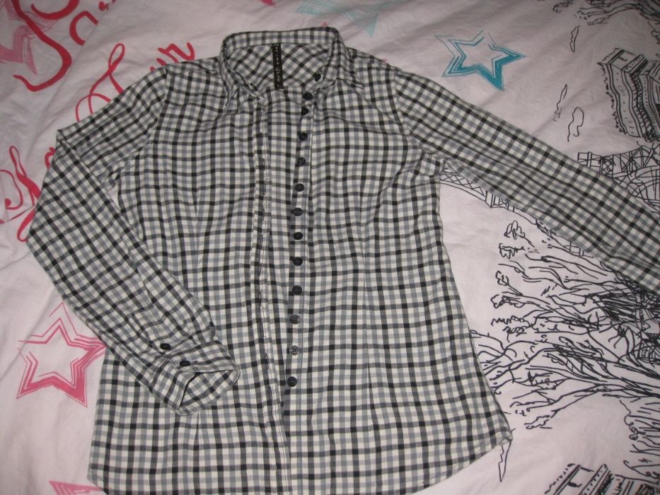 Карирана риза за малка дама + подарък
