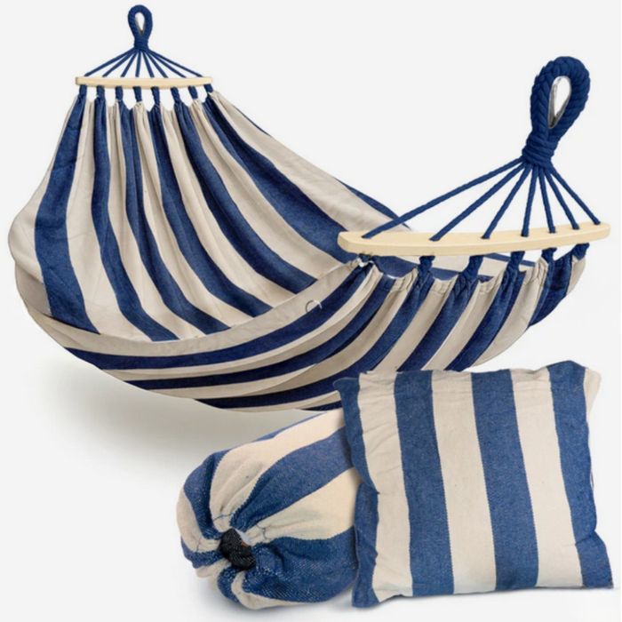 Хамак XXL с възглавница и чанта — максимален комфорт до 250 кг за рела