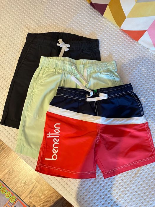 Set pantaloni scurti 4-5 ani (2 HM, 1 Benetton)