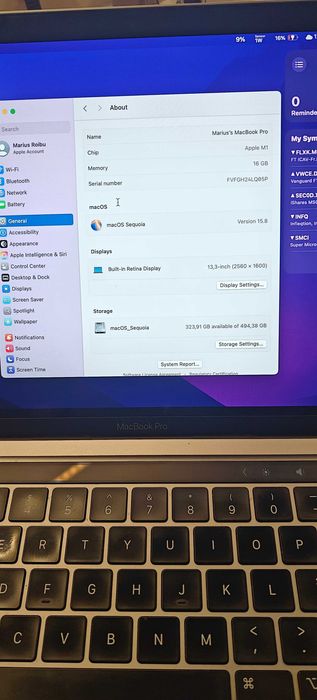 Apple MacBook Pro M1 16gb/512