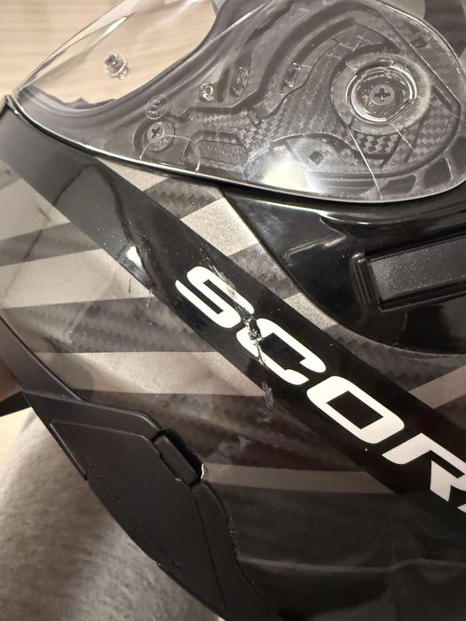 Casca integrala scorpion EXO 520 air shade black/red