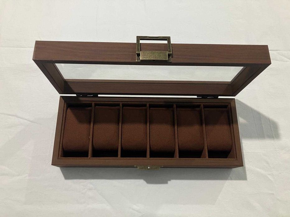 Cutie Caseta Depozitare Ceasuri Lemn NUC de 3,6,10 și 12 locuri. NOU !