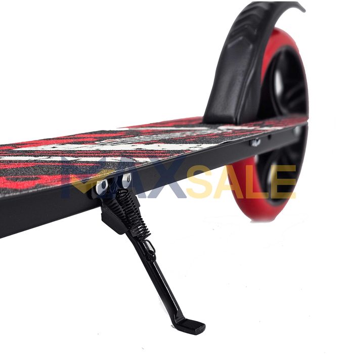 Детски scooter скутер тротинетка сгъваема черно червено алуминиева