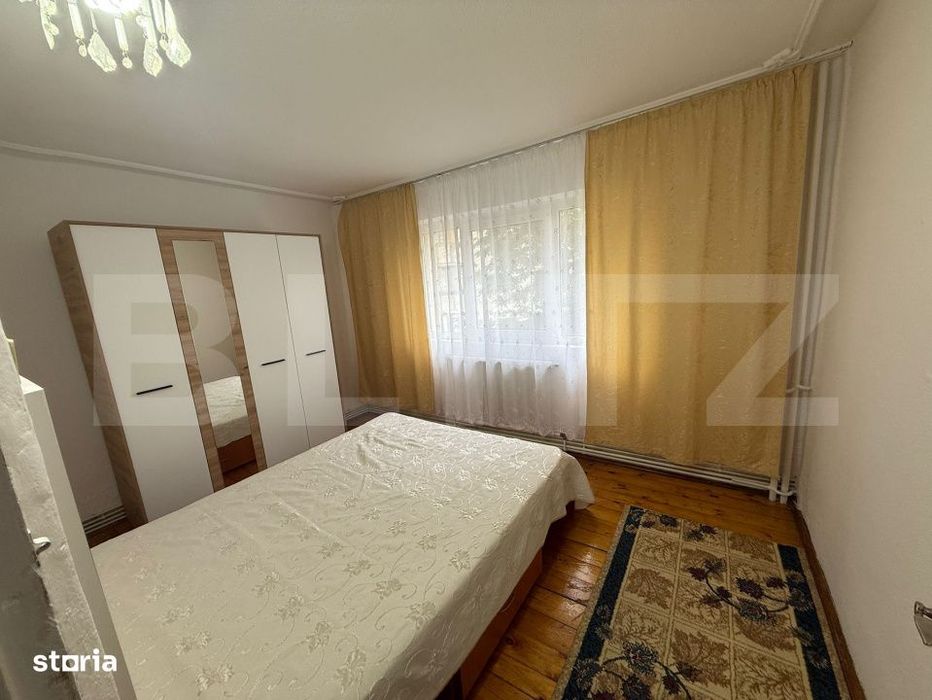 Apartament 2 camere, complet mobilat, zona linistita si acces rapid la