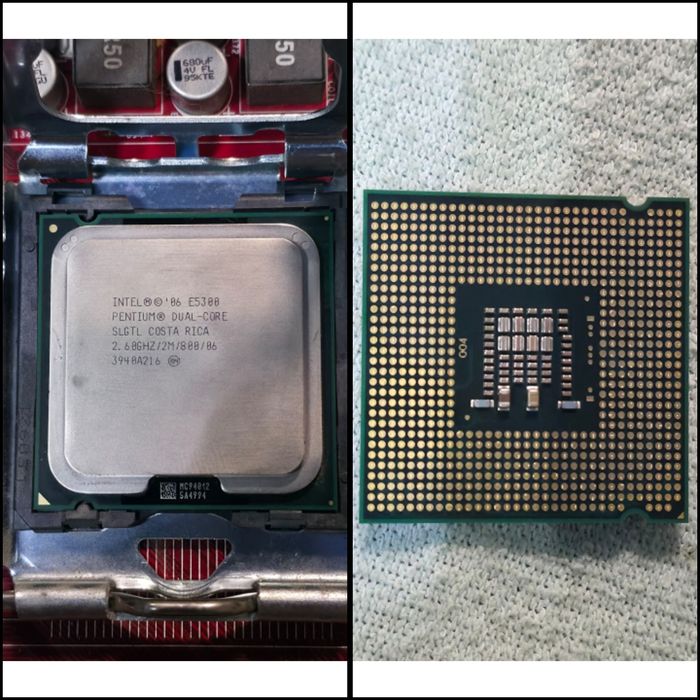 Piese PC Vechi - Procesor Intel, Placă MSI, RAM DDR2, etc.
