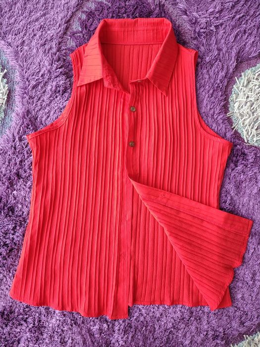 Bluză rosie/portocalie L