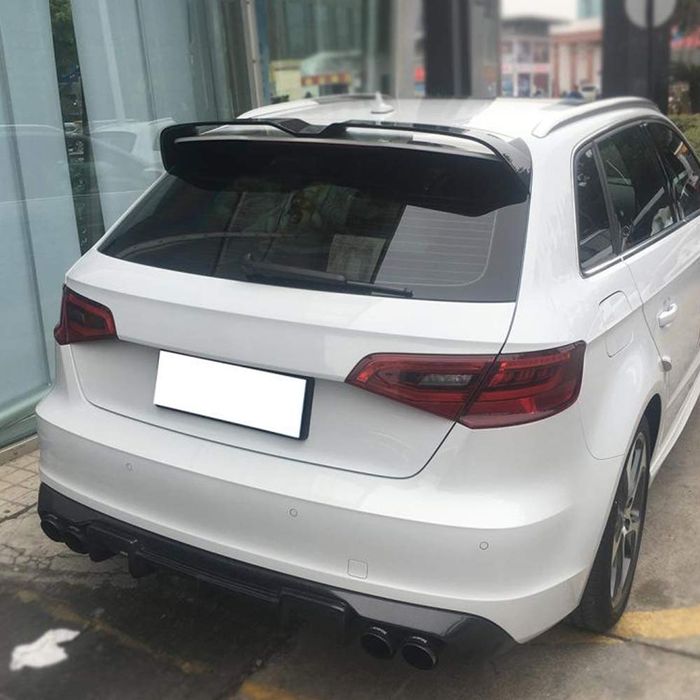 Спойлер лип за багажника – Audi A3 8V (2014-2020), черен гланц, Ауди