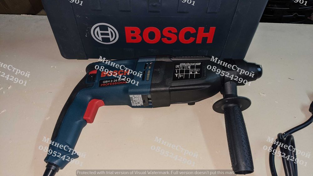 BOSCH Перфоратор 1100W  Къртач + Ъглошлайф 1100W  Флекс БОШ Дрелка