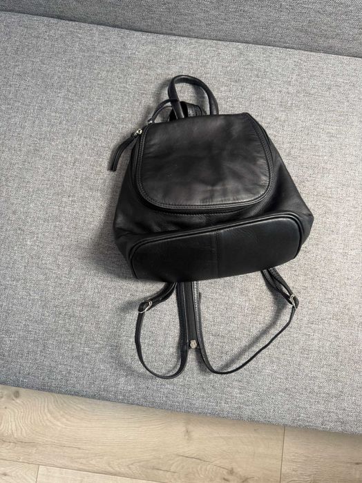 Кожена раница Lloyd Baker – черна