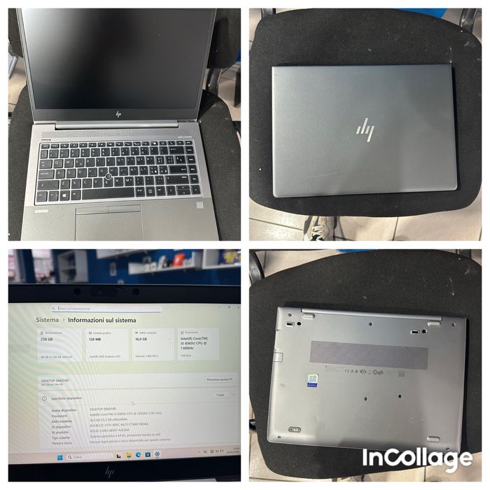 Vand laptop ho zbook 14u g6 i5 8365u 16gb ssd 256gb full hd