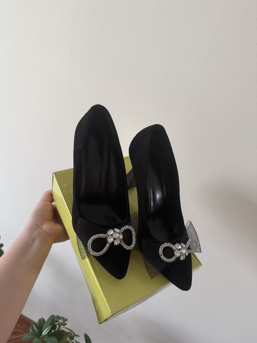 Черный туфли женские