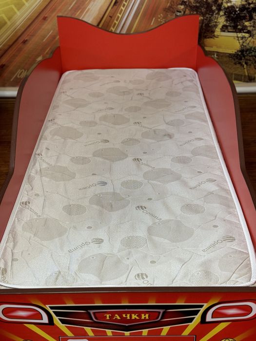 Детские кровати-машинки с матрасом