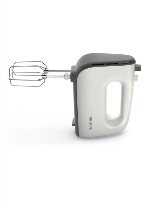 Mixer cu bol Philips Viva Collection HR3745/00, 450 W, 5 viteze, Functie Turbo