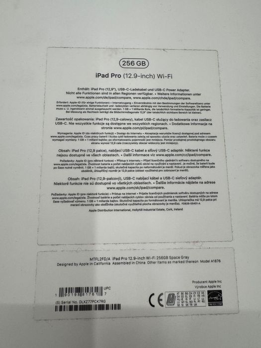 iPad Pro 12.9 inch 256gb (2020) + apple pencil 2nd generation