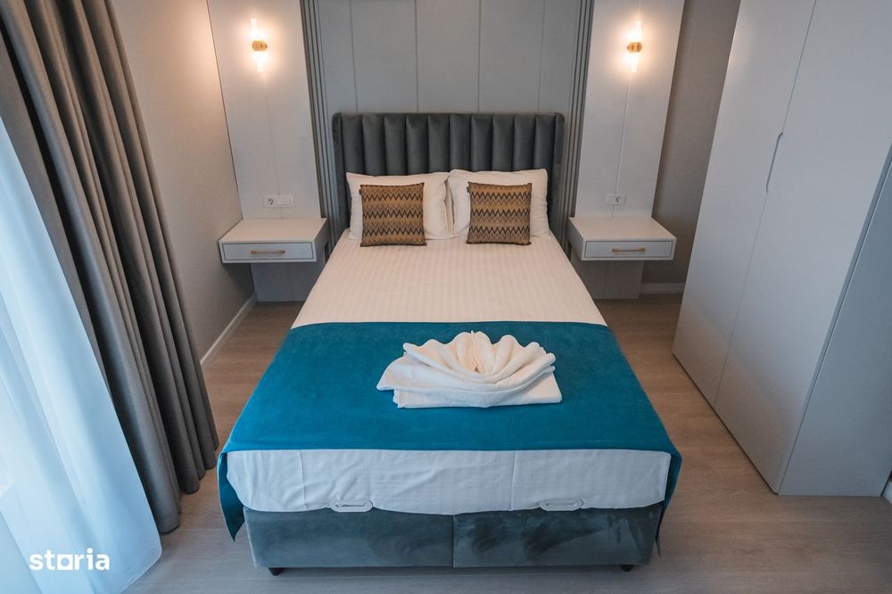 Studio Cu Dormitor Separat - Mobilat Utilat Lux- Solid Sea View Perla