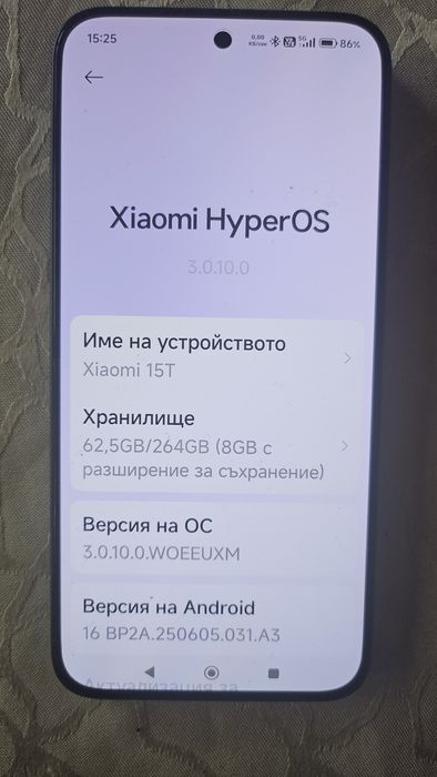 Xiaomi 15T 12+12Gb Ram