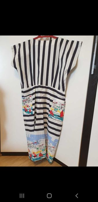 Платье летнее хлопковое с дизайнерским рисунком