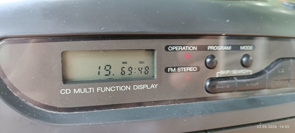 Akai AJ-W312CD CD stereo cassette recorder