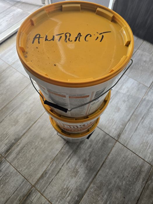 Tencuiala decorativa gri antracit scoarța de copac