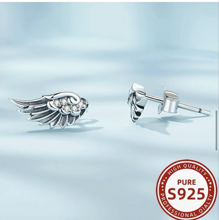 Сребро S925 Сребърни обеци с цирконий