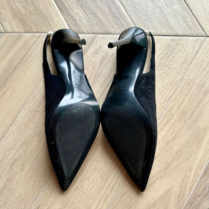 Stiletto velur Mango Zara H&M