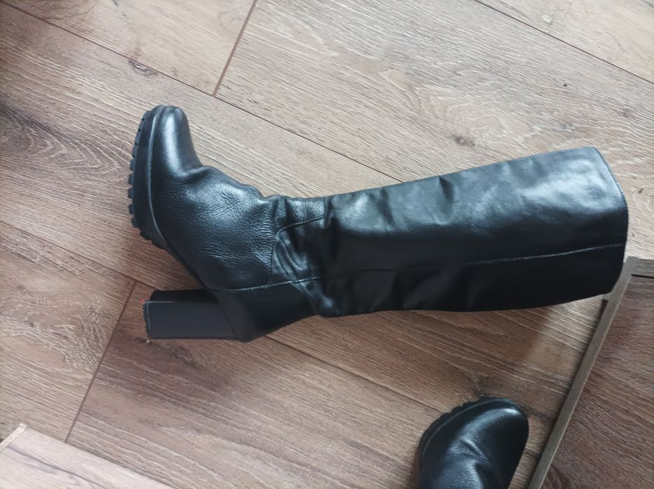 Ботуши естествена агнешка кожа