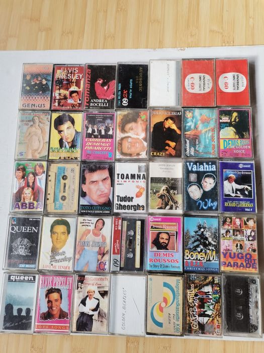 Casete audio muzica usoara si populara