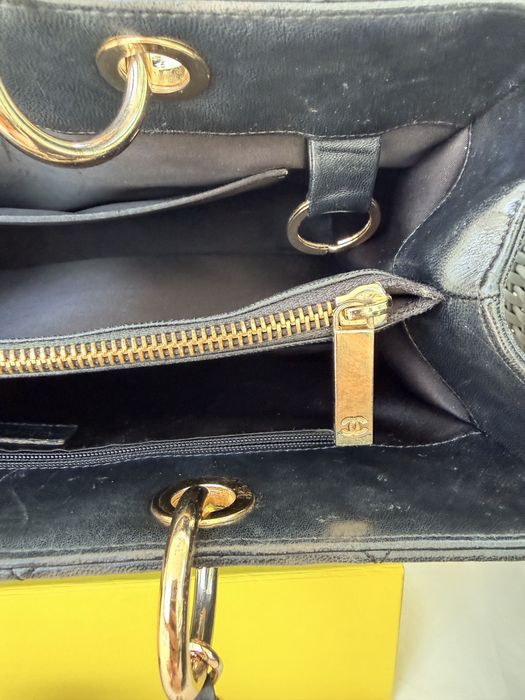 Geantă Chanel Cambon Tote Black Quilted Leather – Colecție Personală