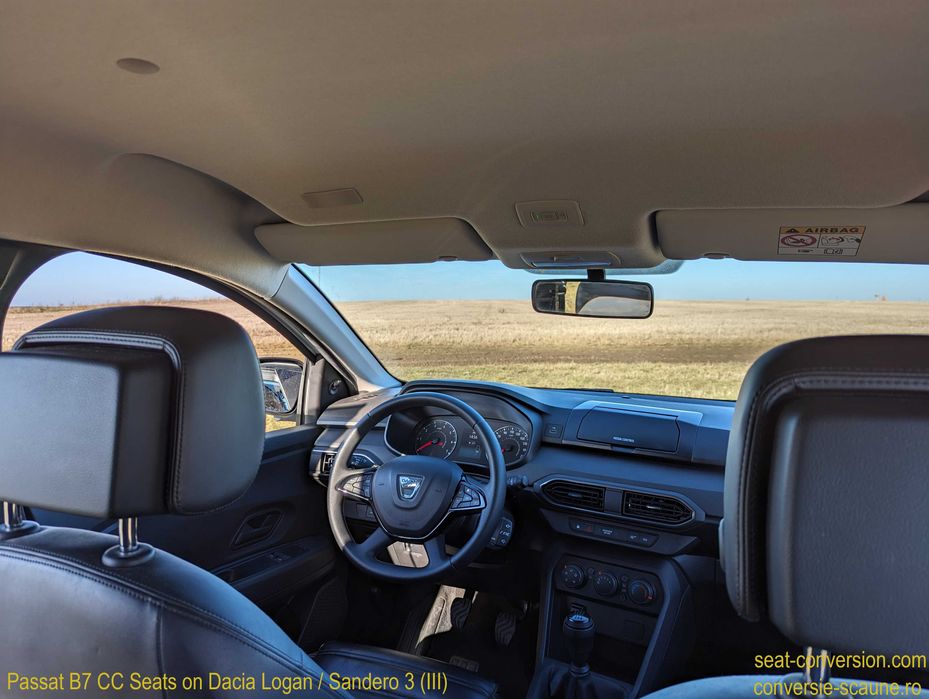 Sistem adaptare scaune de Passat B7 CC pe Logan Sandero 3 III 2020 +