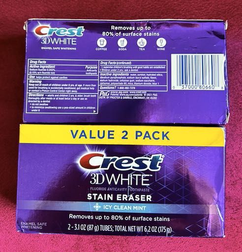 Benzi albit dintii Crest Glamorous Professional 10 % peroxid Supreme