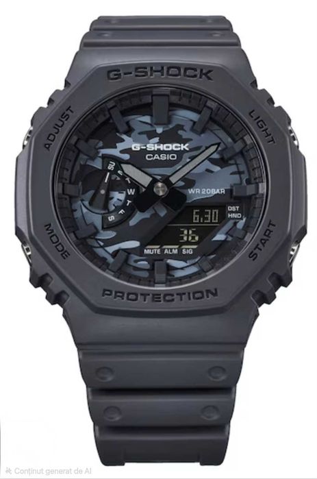 Ceas Sport Barbati Casio g shock ga2100 BLACK ARMY Nou,Garantie 2 ani
