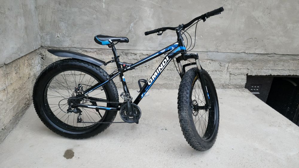 Горный велосипед с широким балонами. Keng balonli tog' velosipedi
