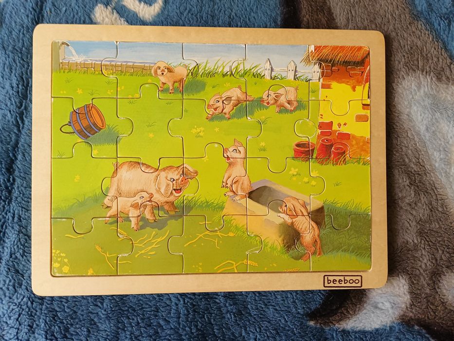 Деревянные пазлы для детей от 3+.