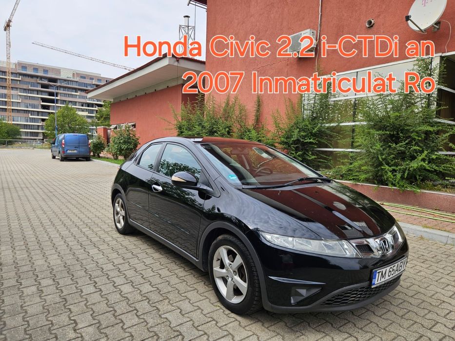 Honda Civic an 2007 motor 2.2  i-cdti 140 cp Cutie viteze manuala