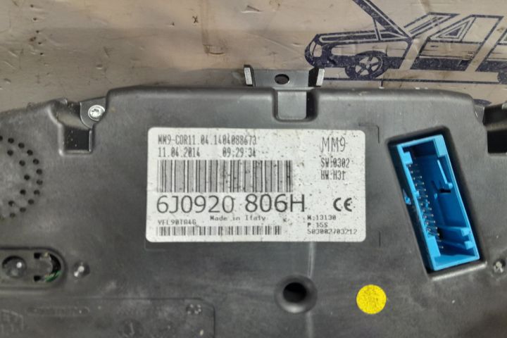 Ceasuri bord 6J0920806H 6J0920806H Seat Ibiza a 4-a generatie (faceli