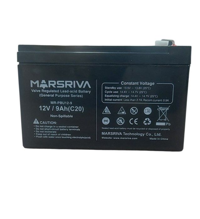 Аккумулятор 12в 9 а MARSRIVA