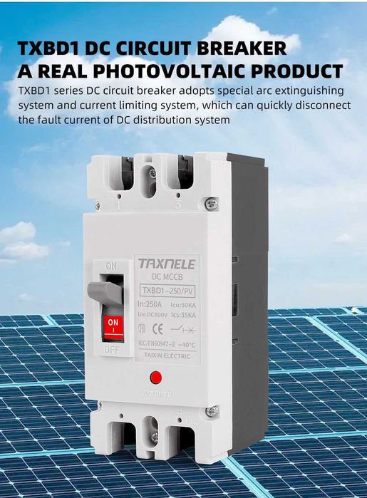 Vând întrerupător de circuit TAXNELE TXBD1 125A