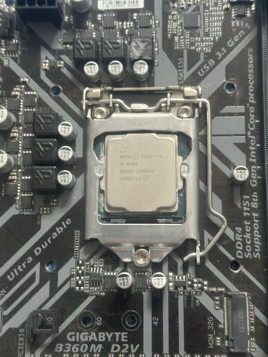 Kit I5-8400 si Gigabyte B360M D2V