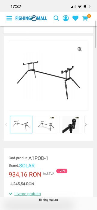 Rod pod Solar a1 buzz bar de 3 posturi