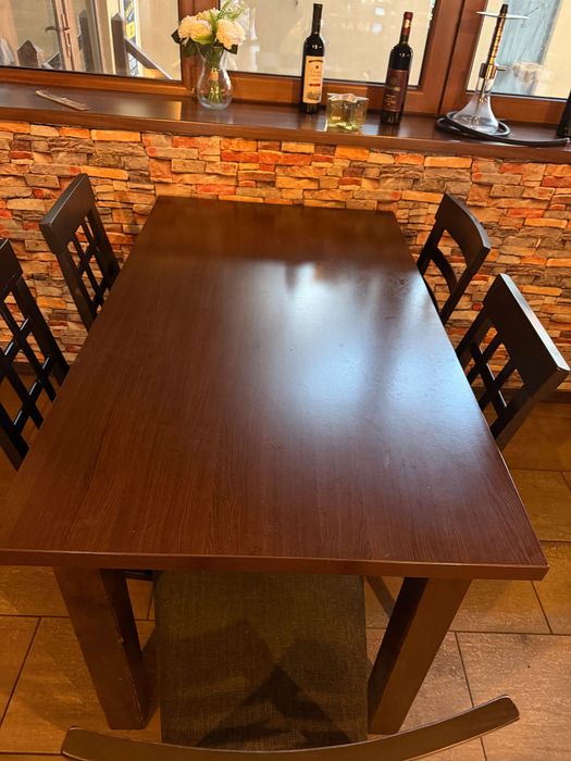 Set mobilier restaurant/ pizzerie/ cafenea, lemn esență tare fag