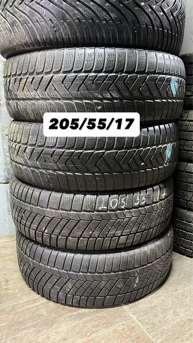 Привозные б/у шины из Германии 205/55/17