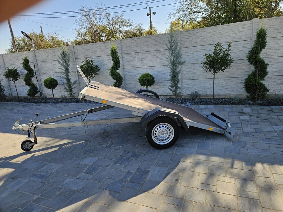 Remorca atv moto rabatabil 750 kg,250x160 dimensiuni, stare noua