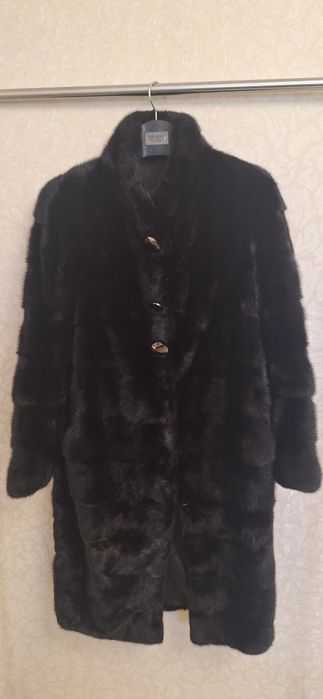 Шуба с шапкой все норка