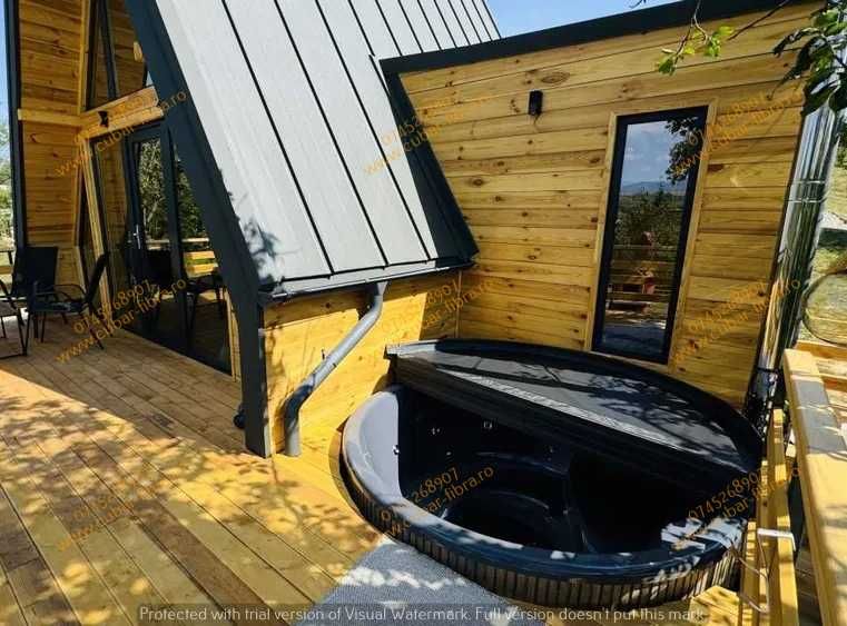 Cadă ciubar, mini piscină, hidromasaj, aeromasaj