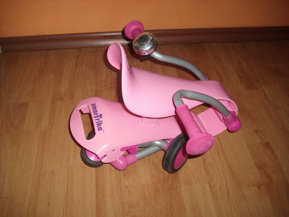 SMARTRIKE и ScrambleBug  Детско баланс колело,четириколка на 360.Промо