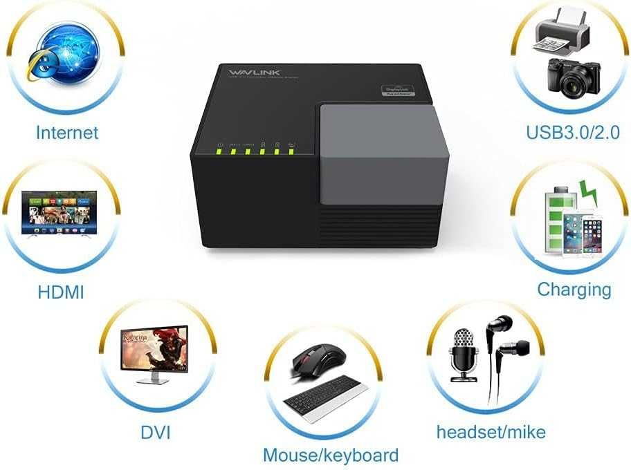 WL-UG39DK3 USB 3.0 Stație de andocare universală Wavlink Sigilat !