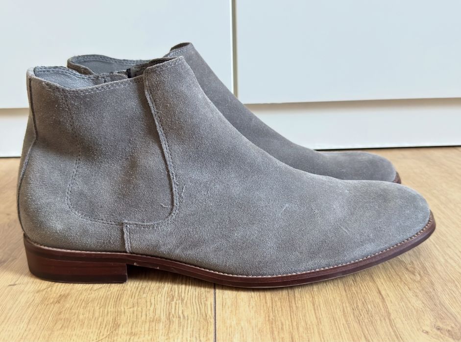 Ask the Missus естествен велур и кожа