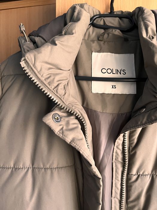 Palton dama regular fit cu gluca COLLINS