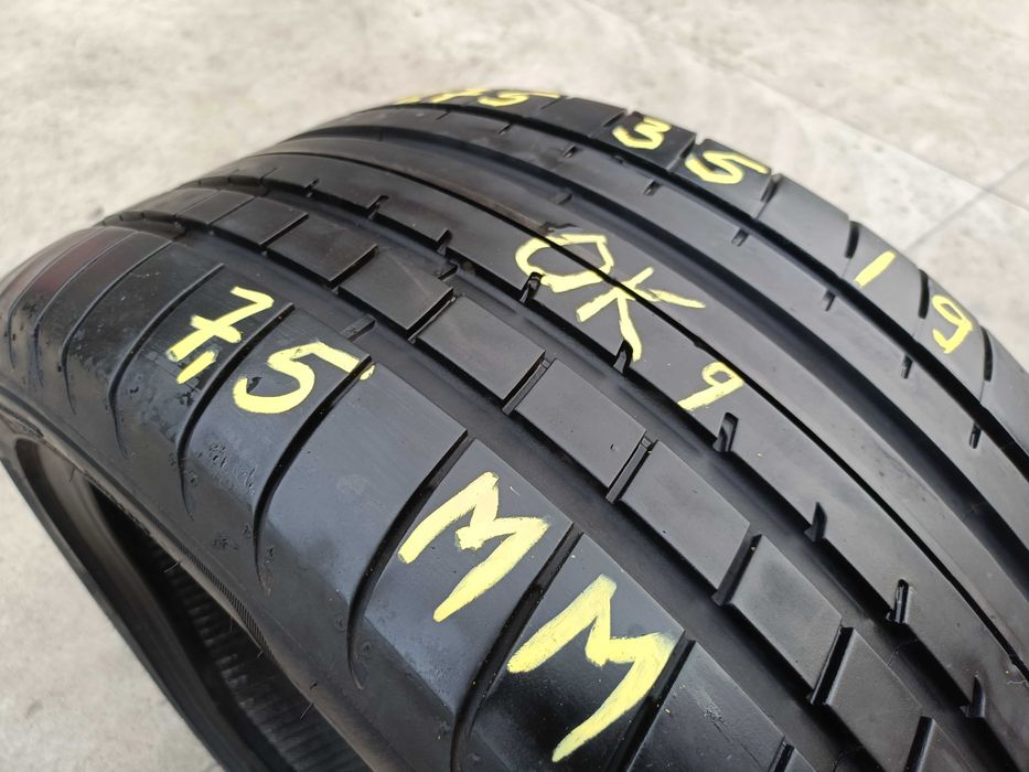 O anvelopa de vara 275 35 19 goodyear asymmetric 3 run flat cu 7,5 mm