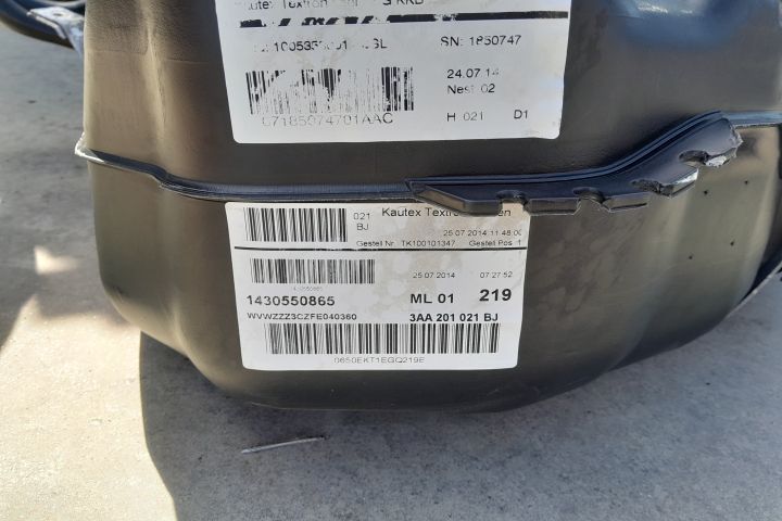 Rezervor combustibil 3AA201021BJ 3AA201021BJ Volkswagen VW Passat B7
